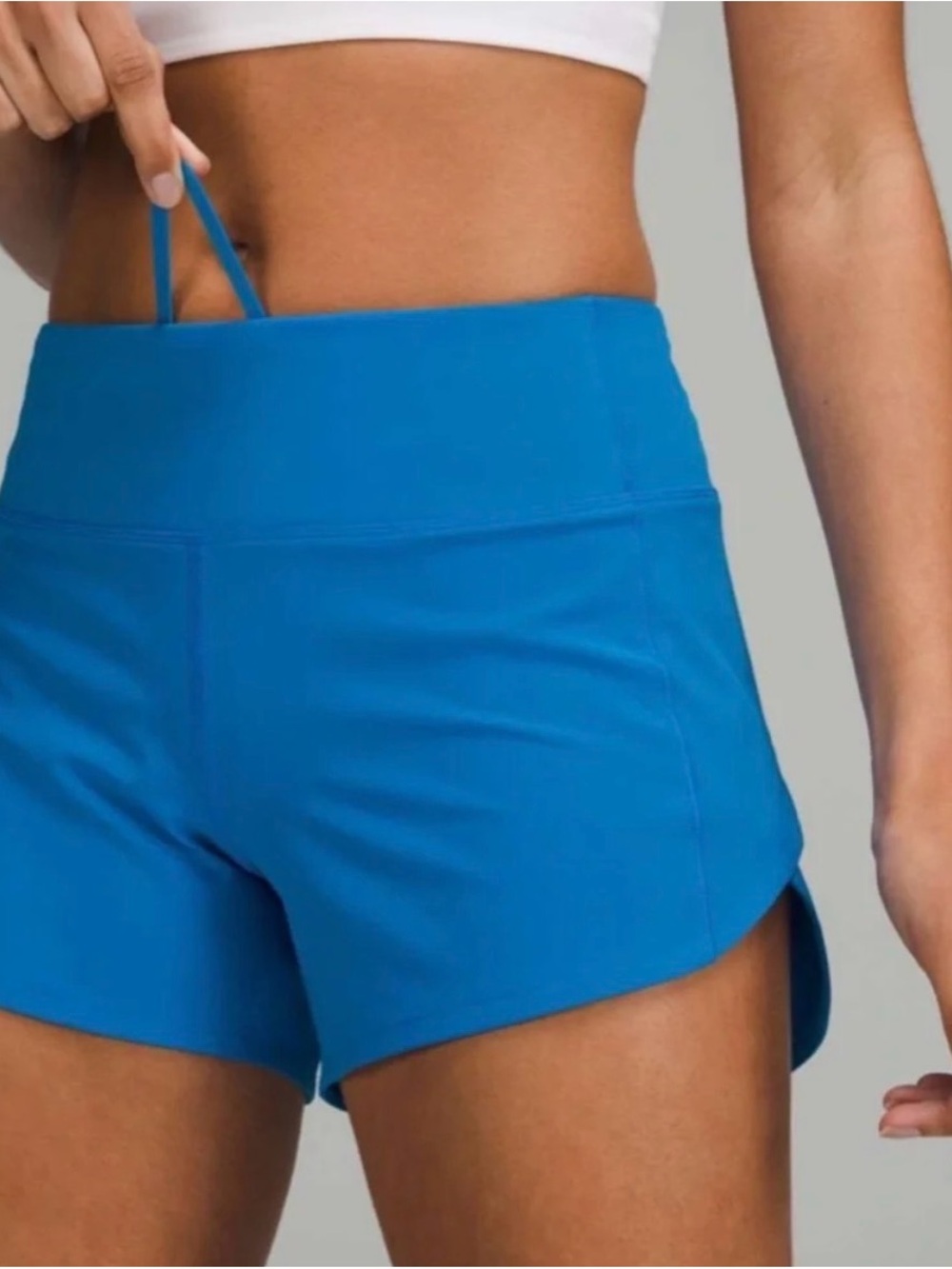 lululemon Speed Up Women's Athletic Shorts in Bright Blue